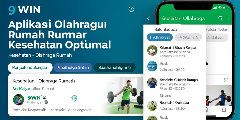Screenshot antarmuka aplikasi 9WIN untuk olahraga rumah.