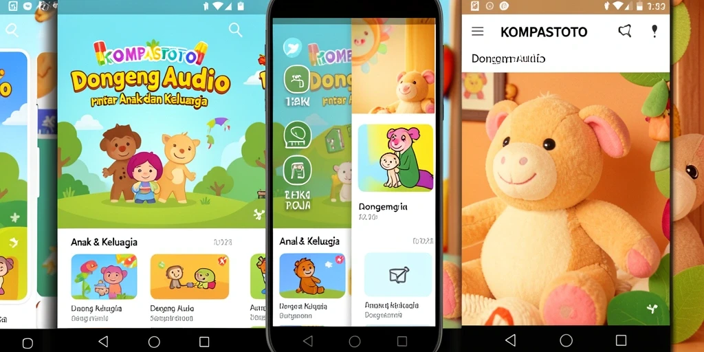 Tampilan antarmuka KOMPASTOTO yang menarik dan mudah digunakan.