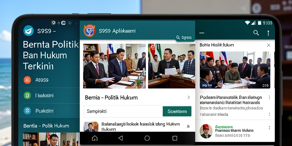 Tampilan antarmuka S9S9 yang intuitif dan informatif.
