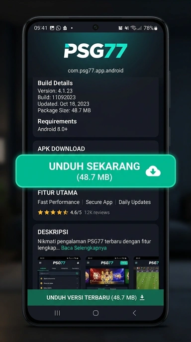 Unduh dan Instal APK psg77 untuk Android di Indonesia